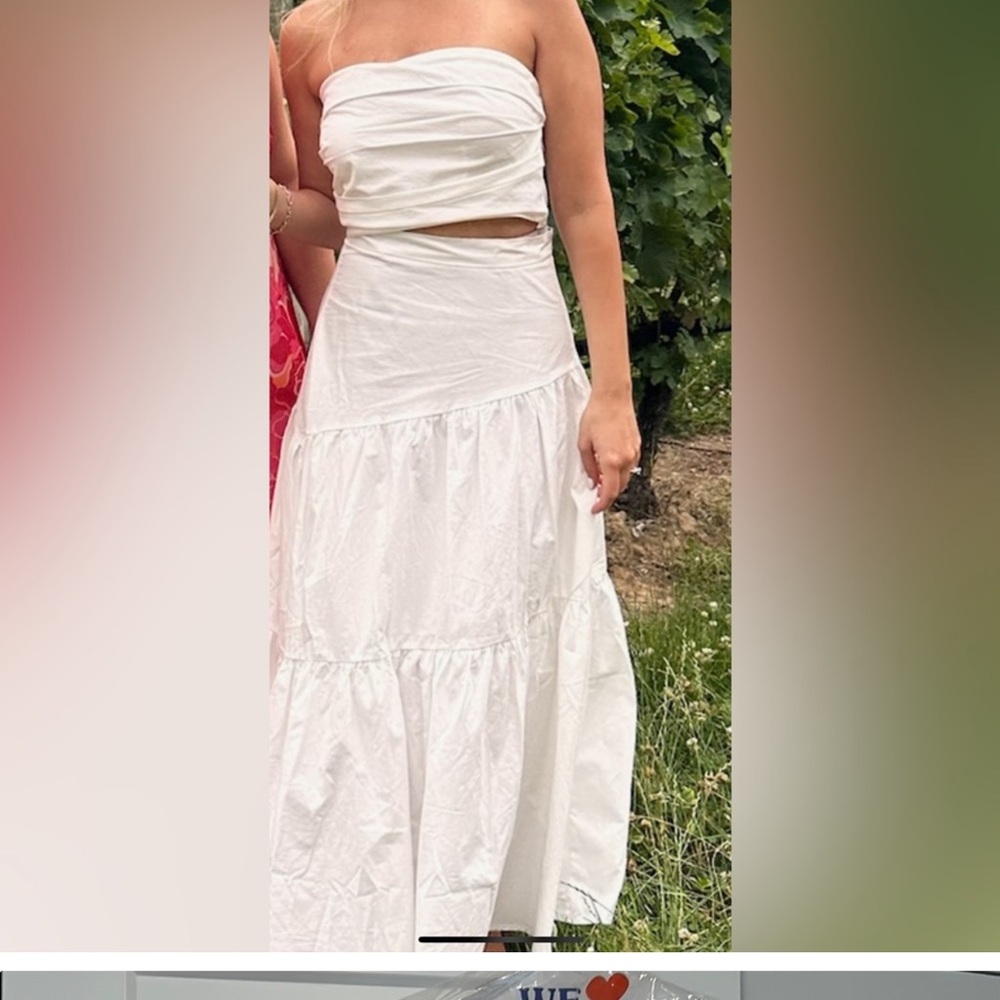 Showpo White Skirt and Top Set